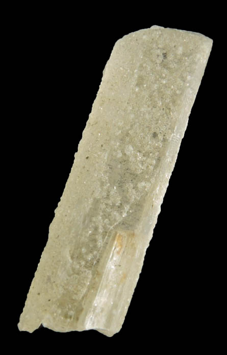 Natrolite with partial coating of Heulandite from Chimney Rock Quarry, Bound Brook, Somerset County, New Jersey