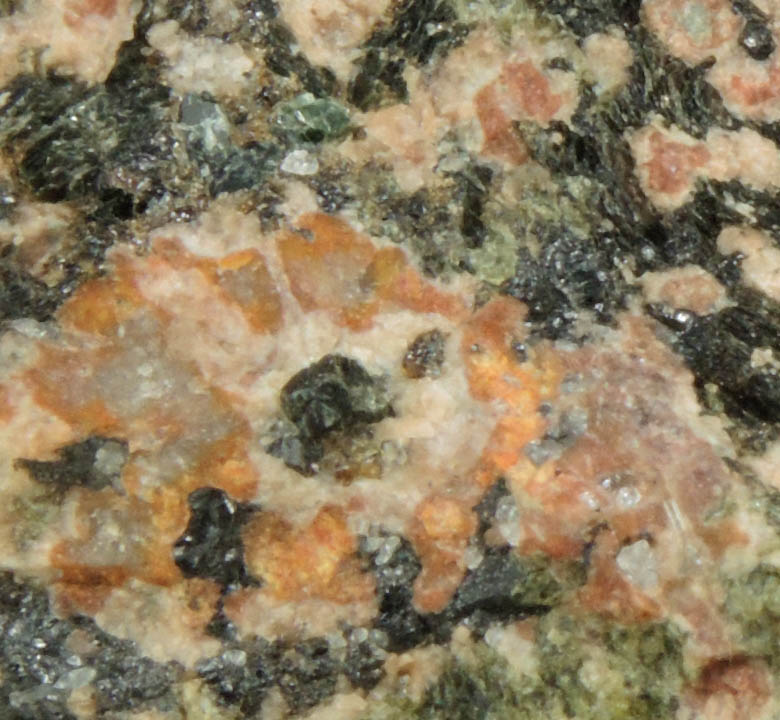 Schorlomite with Biotite in Nepheline Syenite from Magnet Cove, Hot Spring County, Arkansas (Type Locality for Schorlomite)