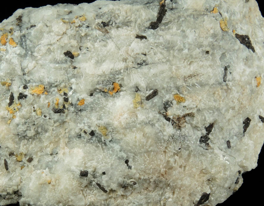 Warwickite with Chondrodite in Franklin Marble from Warwickite locality, Amity, Warwick Township, Orange County, New York (Type Locality for Warwickite)