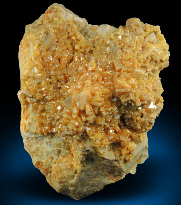 Wulfenite from Meica District, Mount Peca, Carinthia, Slovenia