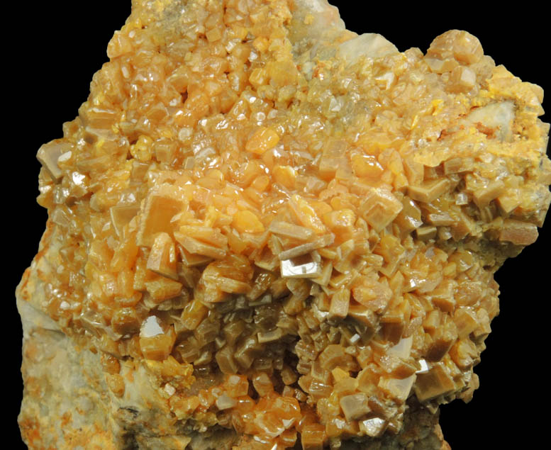 Wulfenite from Meica District, Mount Peca, Carinthia, Slovenia