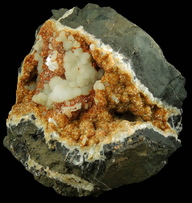 Siderite, Calcite, Barite from La Unin District, Sierra de Cartagena, Murcia Province, Spain