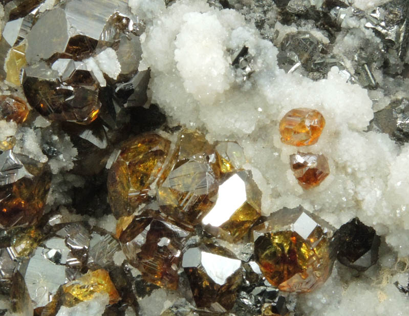 Sphalerite, Tetrahedrite, Quartz from Trepca District, 10 km east of Kosozska Mitrovica, Kosovo