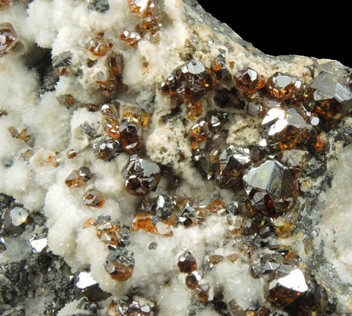 Sphalerite, Tetrahedrite, Quartz from Trepca District, 10 km east of Kosozska Mitrovica, Kosovo