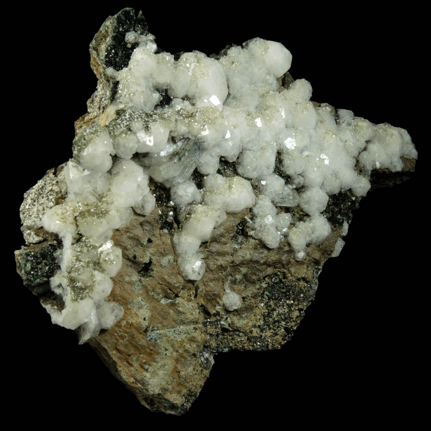 Analcime, Apophyllite, Natrolite from Cornwall Iron Mines, Cornwall, Lebanon County, Pennsylvania