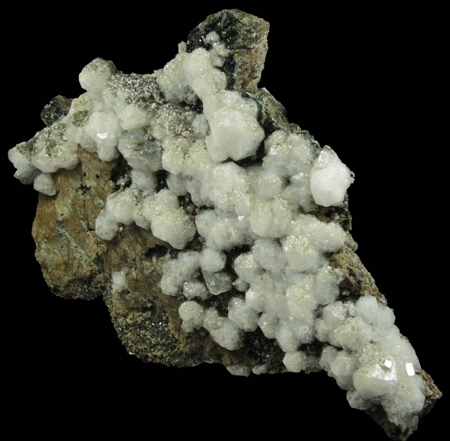 Analcime, Apophyllite, Natrolite from Cornwall Iron Mines, Cornwall, Lebanon County, Pennsylvania