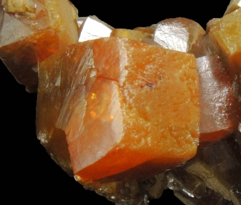 Wulfenite from Meica District, Mount Peca, Mount Peca, Carinthia, Slovenia