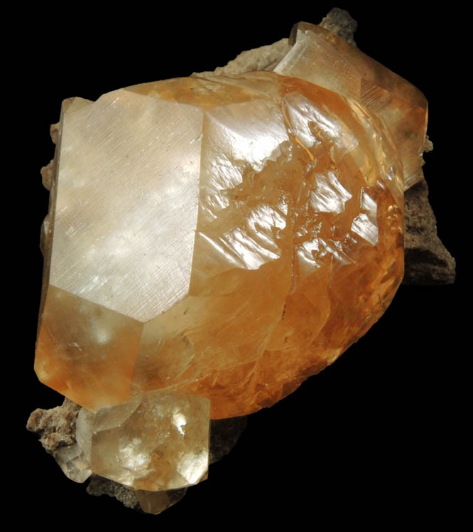 Calcite on Limestone from Paul Frank Quarry, North Vernon, Jennings County, Indiana