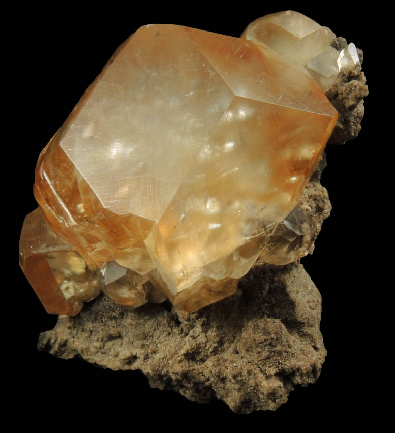 Calcite on Limestone from Paul Frank Quarry, North Vernon, Jennings County, Indiana