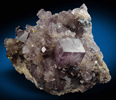 Fluorite (twinned crystals), Galena, Chalcopyrite, Quartz from Blackdene Mine, Ireshopeburn, Weardale, County Durham, England