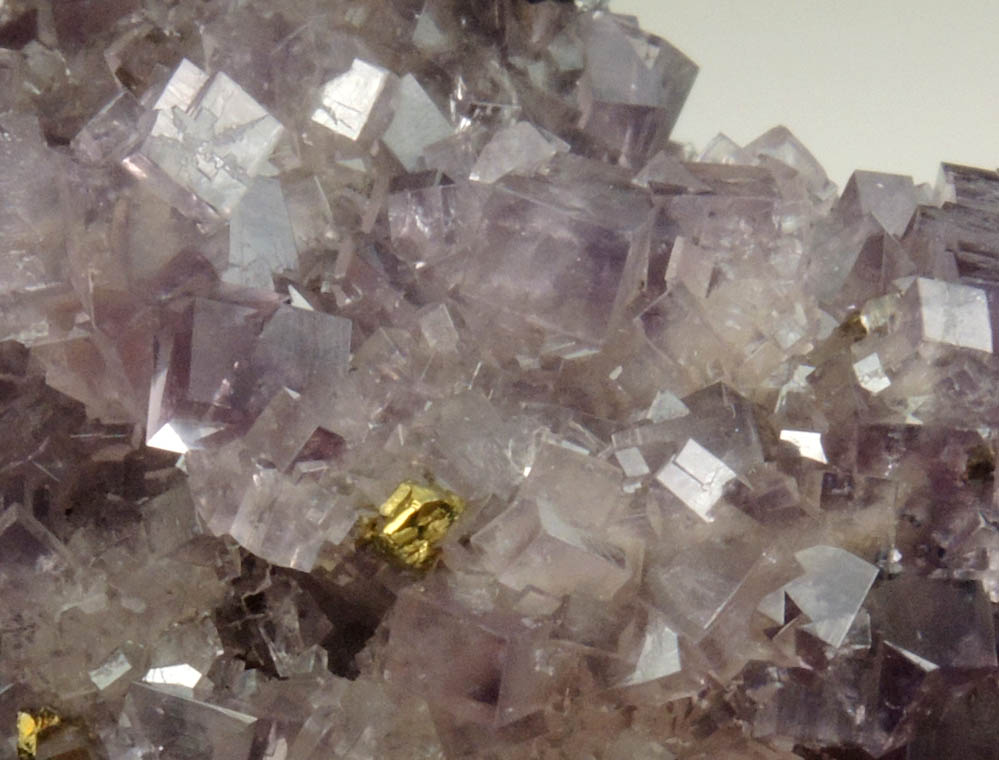 Fluorite (twinned crystals), Galena, Chalcopyrite, Quartz from Blackdene Mine, Ireshopeburn, Weardale, County Durham, England