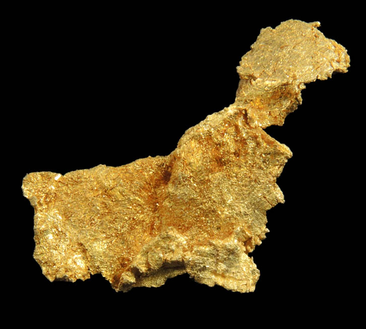 Gold from Round Mountain Gold Mine, 71.5 km north of Tonopah, Nye County, Nevada