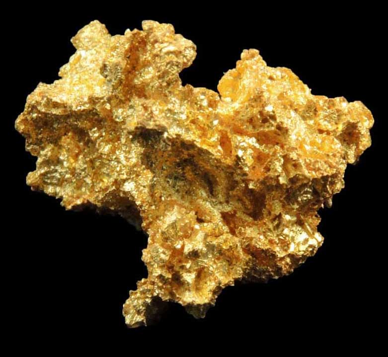 Gold from Eugene Mountains, Humboldt County, Nevada