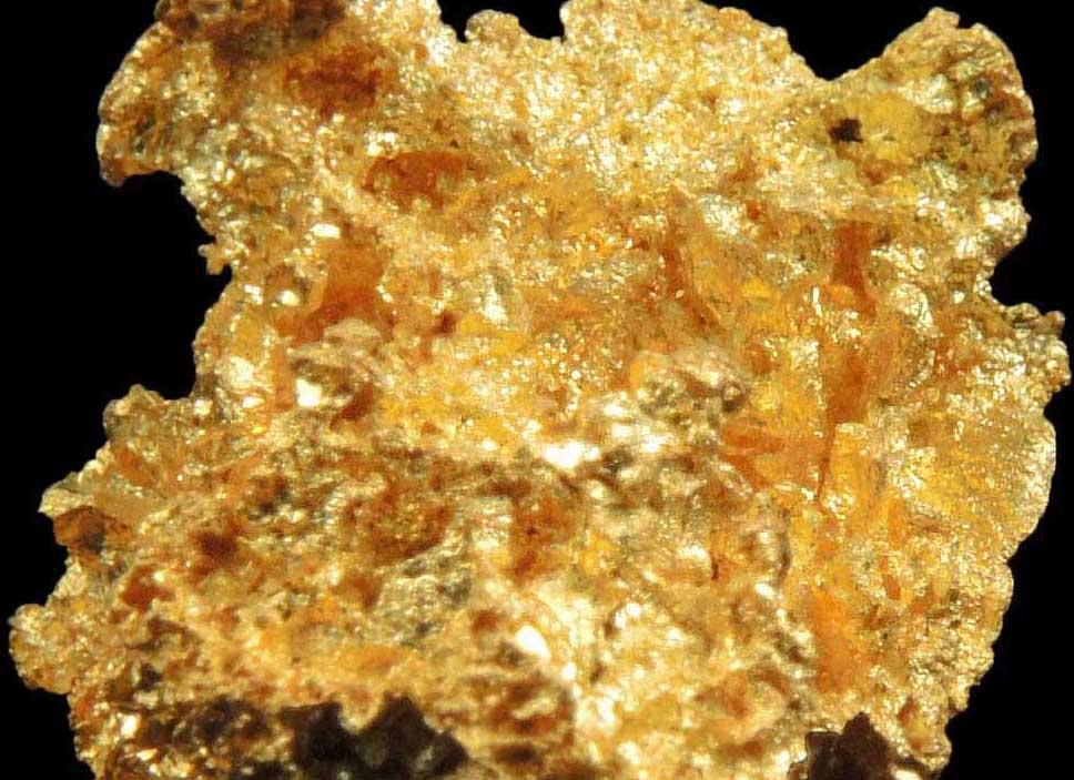 Gold from Eugene Mountains, Humboldt County, Nevada