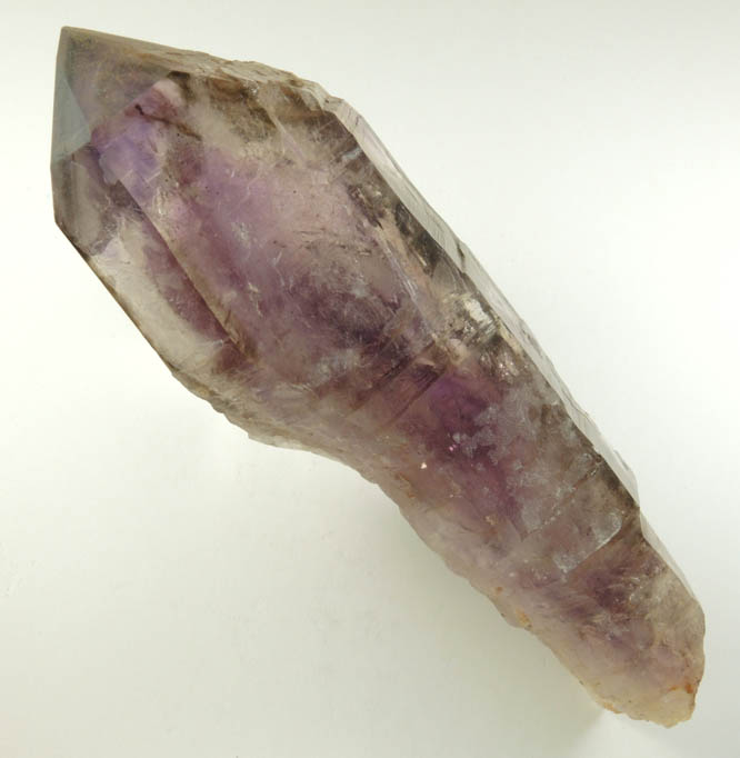 Quartz var. Smoky-Amethyst with moveable internal bubble (Enhydro) from Tafelkop, Goboboseb Mountains, 27 km west of Brandberg Mountain, Erongo region, Namibia