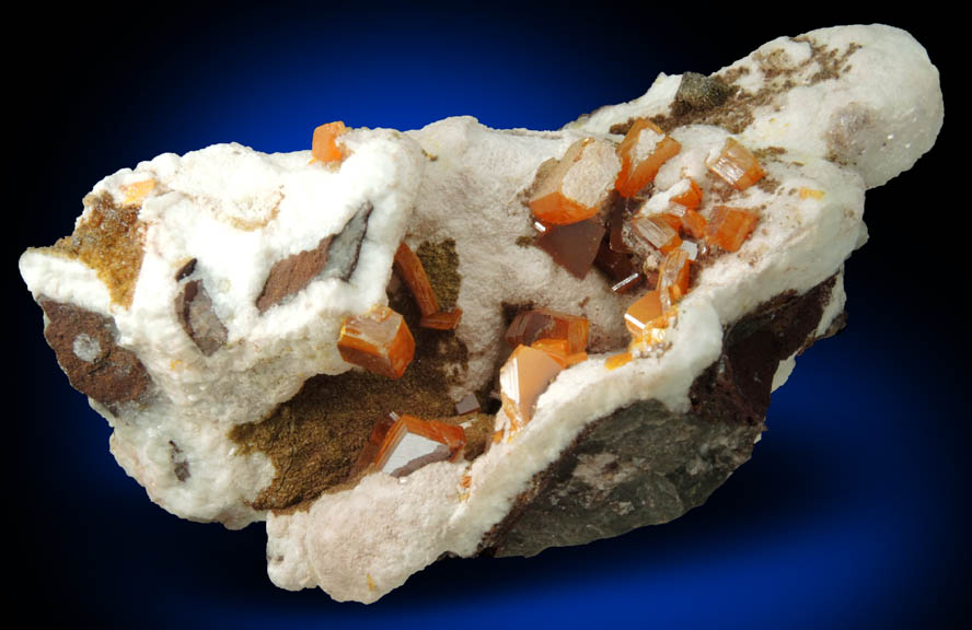 Wulfenite from Ahumada Mine, Sierra de Los Lamentos, Chihuahua, Mexico