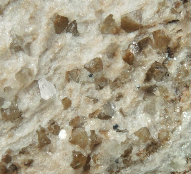 Zunyite in Pyrophyllite from Big Bertha Mine, Dome Rock Mountains, La Paz County, Arizona