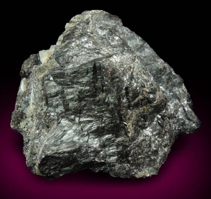 Zinkenite with Calcite and Sphalerite from Wolfsberg, (Graf Jost-Christian Mine ?), Harz, Saxony-Anhalt, Germany (Type Locality for Zinkenite)