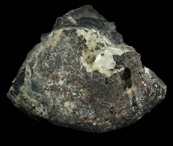 Zinkenite with Calcite and Sphalerite from Wolfsberg, (Graf Jost-Christian Mine ?), Harz, Saxony-Anhalt, Germany (Type Locality for Zinkenite)