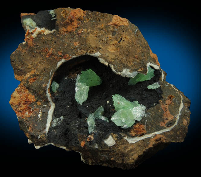 Anapaite from Kerch Iron-Ore Basin, eastern Crimea, Ukraine (annexed by Russia)