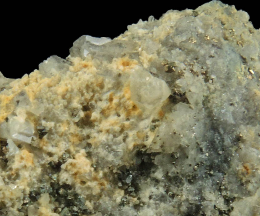 Zunyite with Pyrite from Zuni Mine, Anvil Mountain, San Juan County, Colorado (Type Locality for Zunyite)