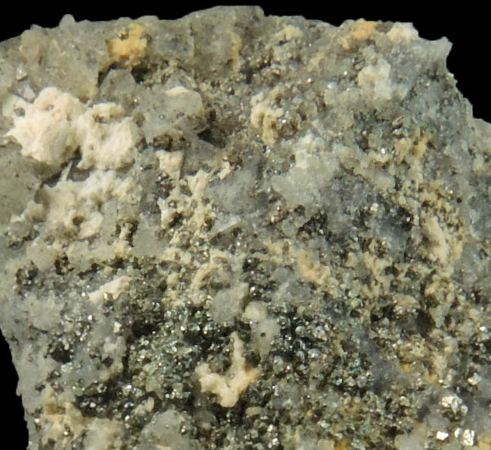 Zunyite with Pyrite and Quartz from Zuni Mine, Anvil Mountain, San Juan County, Colorado (Type Locality for Zunyite)