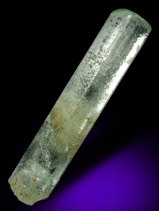 Beryl var. Aquamarine with minor Lepidolite from Medina Pegmatite, Pedra Azul, Minas Gerais, Brazil