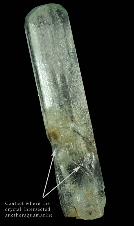 Beryl var. Aquamarine with minor Lepidolite from Medina Pegmatite, Pedra Azul, Minas Gerais, Brazil