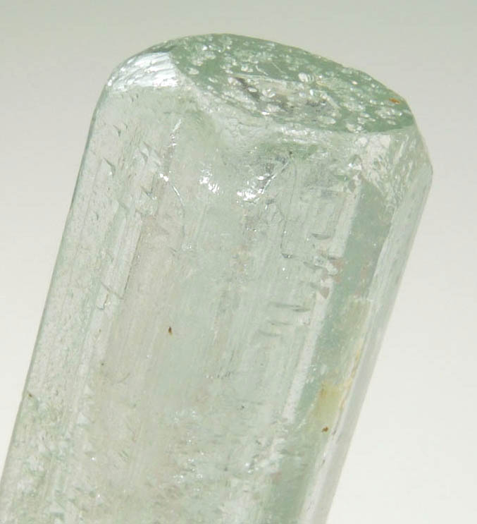 Beryl var. Aquamarine with minor Lepidolite from Medina Pegmatite, Pedra Azul, Minas Gerais, Brazil