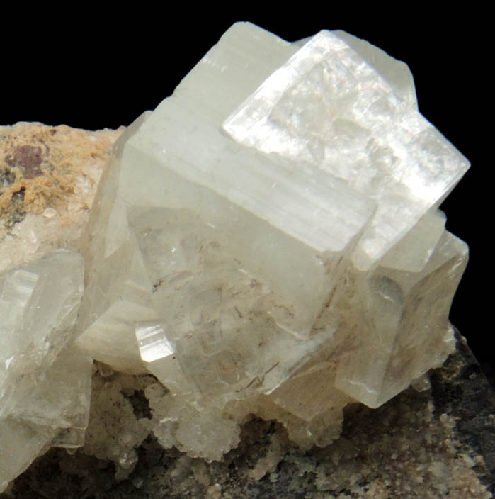 Hydroxyapophyllite-(K) (formerly Apophyllite-(KOH) and previously Hydroxyapophyllite) from N'Chwaning Mine, Kalahari Manganese Field, Northern Cape Province, South Africa