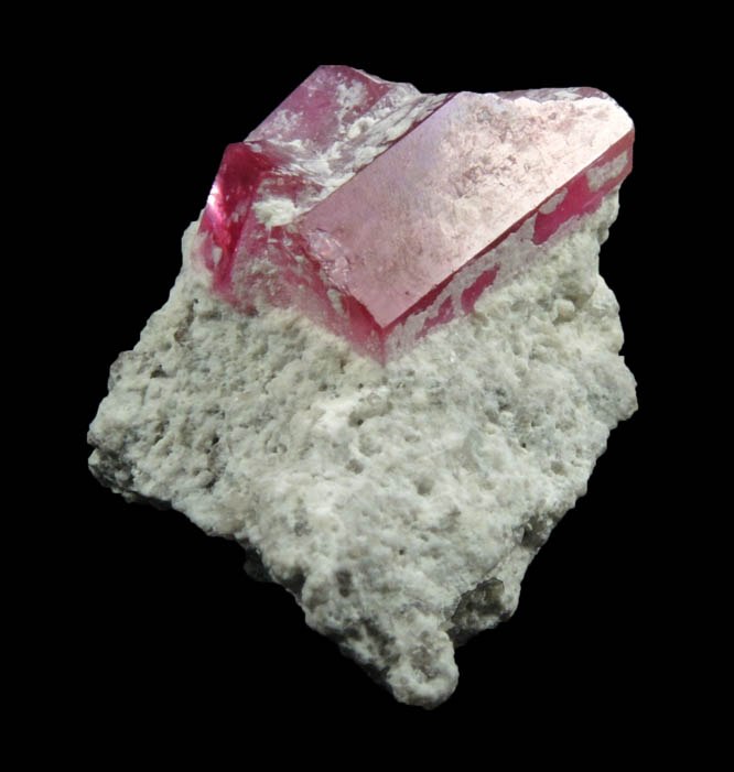 Beryl var. Red Beryl from Rex Harris' Ruby Violet claim, 1 km north of Bumblebee Mountain, Wah Wah Mountains, Beaver County, Utah