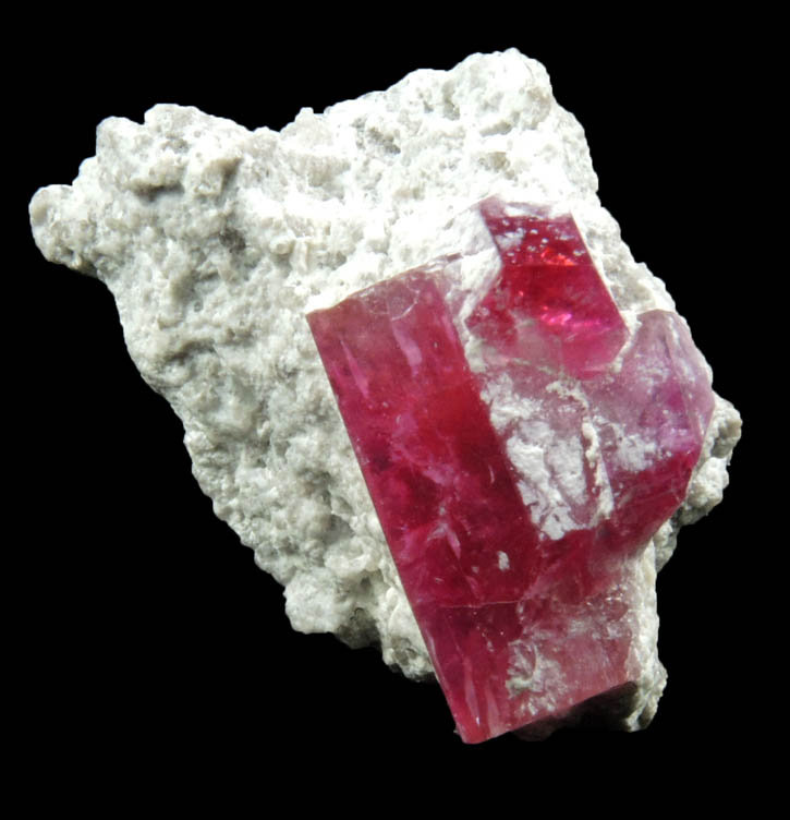 Beryl var. Red Beryl from Rex Harris' Ruby Violet claim, 1 km north of Bumblebee Mountain, Wah Wah Mountains, Beaver County, Utah