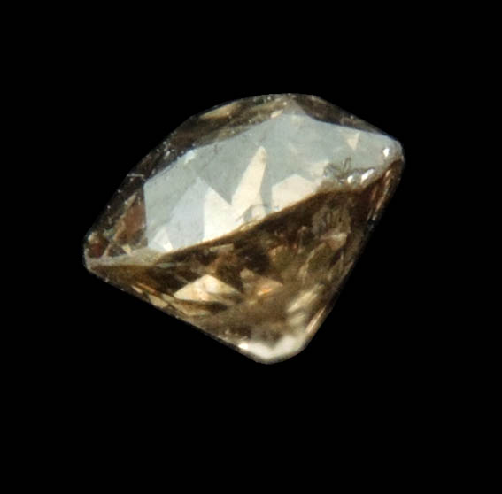 Diamond (0.31 carat polished brown gemstone) from South Africa