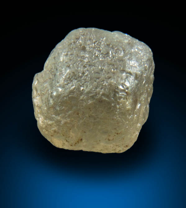 Diamond (2.77 carat intergrown greenish-gray complex crystal) from Brazil