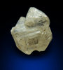 Diamond (1.74 carat cluster of yellowish-gray octahedral crystals) from near Luderitz Bay (probably Kolmanskop), Karas Region, Namibia