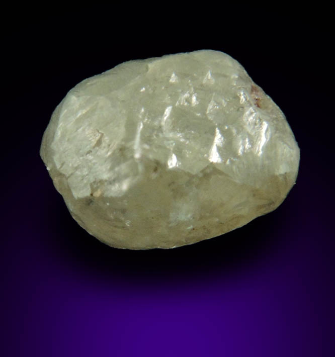 Diamond (1.42 carat gray rounded crystal) from Democratic Republic of the Congo