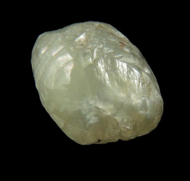 Diamond (1.42 carat gray rounded crystal) from Democratic Republic of the Congo