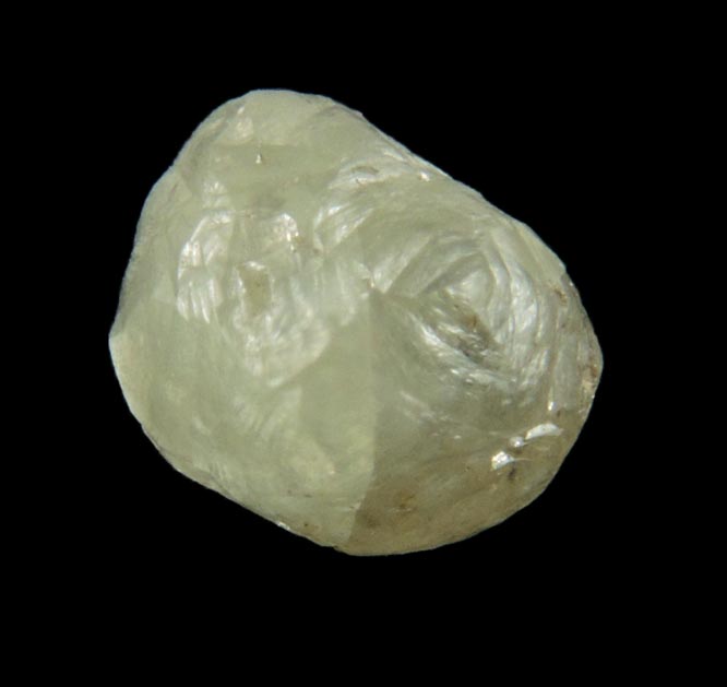 Diamond (1.42 carat gray rounded crystal) from Democratic Republic of the Congo