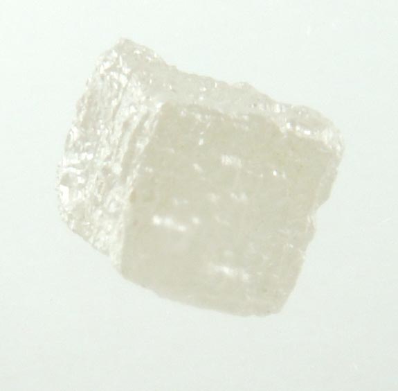 Diamond (0.32 carat colorless cubic crystal) from Democratic Republic of the Congo