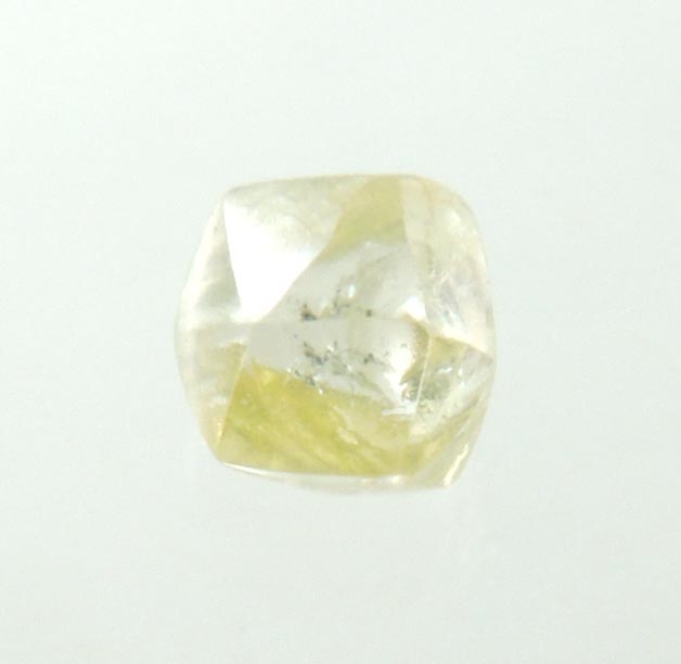 Diamond (0.17 carat tetrahexahedral yellow crystal) from South Africa