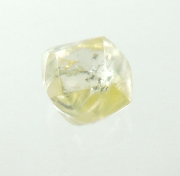 Diamond (0.17 carat tetrahexahedral yellow crystal) from South Africa