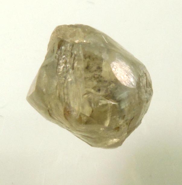 Diamond (1.25 carat intergrown gray complex rough uncut diamond) from Mbuji-Mayi, 300 km east of Tshikapa, Democratic Republic of the Congo