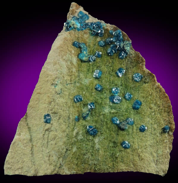 Cornetite from L'Etoile du Congo Mine, Lubumbashi, Katanga Copperbelt, Haut-Katanga Province, Democratic Republic of the Congo (Type Locality for Cornetite)