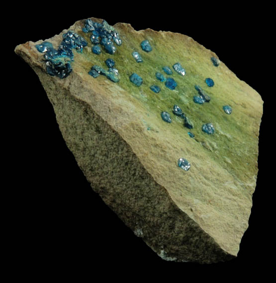 Cornetite from L'Etoile du Congo Mine, Lubumbashi, Katanga Copperbelt, Haut-Katanga Province, Democratic Republic of the Congo (Type Locality for Cornetite)