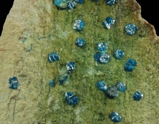 Cornetite from L'Etoile du Congo Mine, Lubumbashi, Katanga Copperbelt, Haut-Katanga Province, Democratic Republic of the Congo (Type Locality for Cornetite)