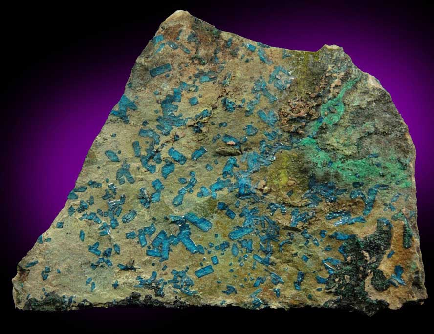 Cornetite from L'Etoile du Congo Mine, Lubumbashi, Katanga Copperbelt, Haut-Katanga Province, Democratic Republic of the Congo (Type Locality for Cornetite)