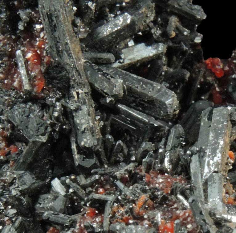 Gaudefroyite with Andradite Garnet from N'Chwaning Mines, Kalahari Manganese Field, Northern Cape Province, South Africa