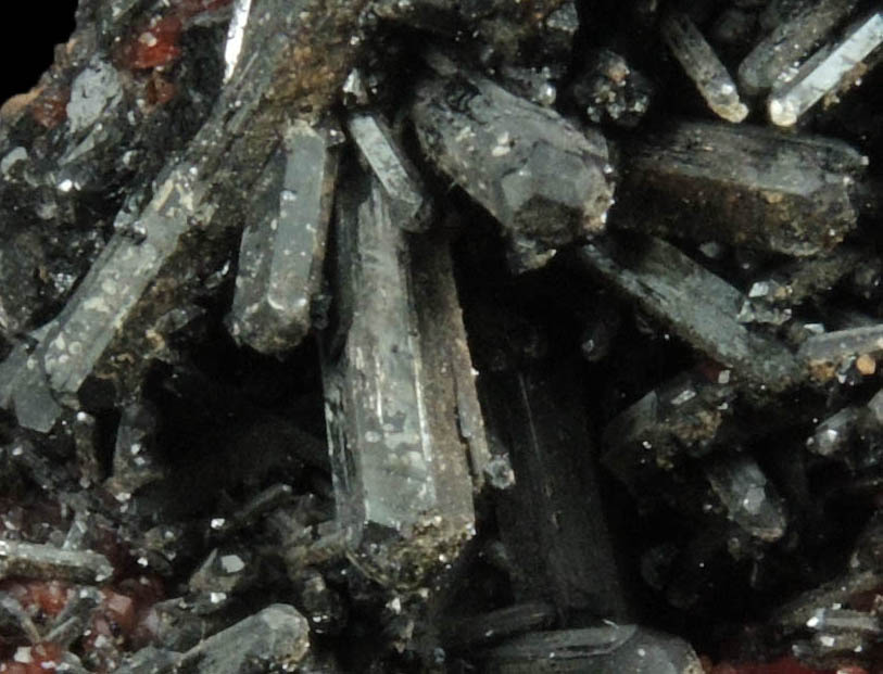 Gaudefroyite with Andradite Garnet from N'Chwaning Mines, Kalahari Manganese Field, Northern Cape Province, South Africa