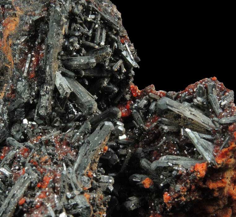 Gaudefroyite with Andradite Garnet from N'Chwaning Mines, Kalahari Manganese Field, Northern Cape Province, South Africa