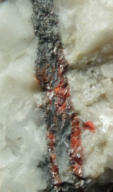 Sarabauite with Stibnite from Sarabau Mine, Kuching, Sarawak, Borneo, Malaysia (Type Locality for Sarabauite)